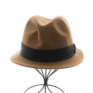 カシラ CA4LA 中折れ帽 ハット 帽子 ウール 茶 ブラウン /AN42 ■OF メンズの画像4