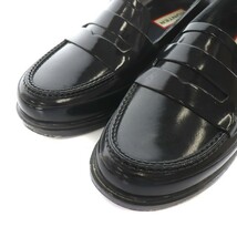 ハンター HUNTER ORIGINAL PENNY LOAFER レインシューズ ローファー フラット ラバー 36 22.0cm 黒 ブラック WFF1006RGL レディース_画像3