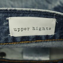 アッパーハイツ upper hights デニムパンツ ジーンズ カットオフ ジッパーフライ コットン 24 インディゴ 187317 /NR ■OS レディース_画像3