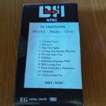 SCORPIONS LIVE VHS_画像3