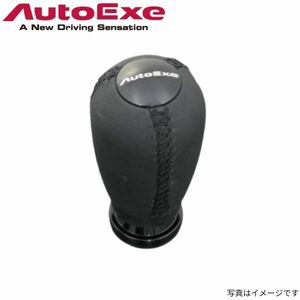 オートエグゼ シフトノブ RX-8 SE3P マツダ ブラックステッチ 本革 AutoExe A1396-08