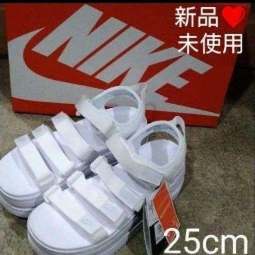 格安 新品！ 未使用 25cm スポサン スポーツサンダル ナイキ NIKE ホワイト白