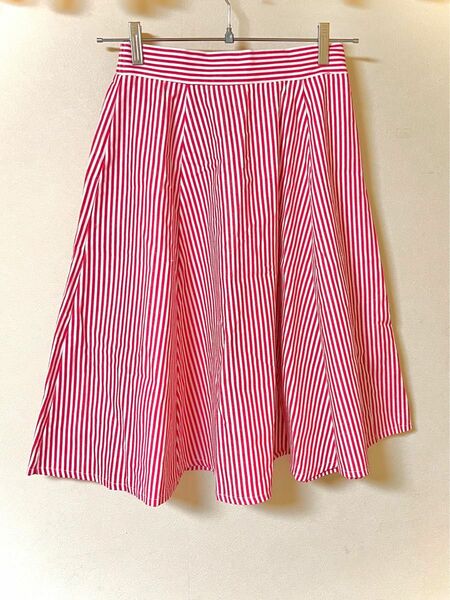 stripe skirt プリーツスカート ストライプスカート