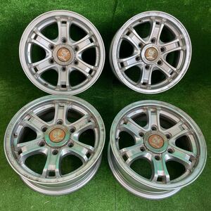 ALL 1円から！売切！ 553.Weds ADVENTURE KEELER 15×6J +33 139.7 6穴 ウェッズ アドベンチャー キーラー ハイエース キャラバン