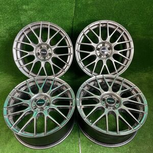 ALL 1円から！売切！ 582.PIAA 18×7.5J +50 100 5穴 86 BRZ プリウス アルミホイール