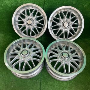 632.MANARAY SPORT REVERSE GEAR MJ9 16×7J +45 100 114.3 4穴 マルチ 4本 マナレイスポーツ リバースギア アルミホイール