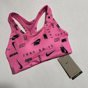  новый товар [NIKE] S Nike спортивный бюстгальтер Icon авария Logo Pink Lady -s женщина трико йога спортивная одежда 