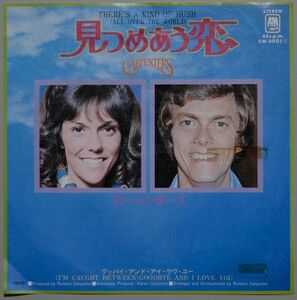 Carpenters - There's A Kind Of Hush カーペンターズ - 見つめ合う恋 CM-2001 国内盤 シングル盤