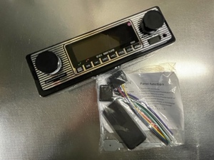 「全国送料無料」レトロ カーオーディオ 旧車 カーステ ラジオ USB MP3 FM Bluetooth スカイライン ハコスカ 空冷VW ビートル ミニ 356