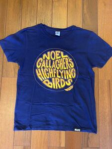 Noel Gallagher's High Flying Birds 2012来日公演 Tシャツ ブルー 中古 ノエルギャラガー オアシス oasis