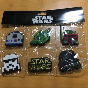 香港ディズニーランド　スターウォーズ　マグネット　8bit ヨーダ　ボバフェット