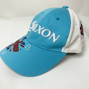 SRIXON スリクソン キャップ 帽子 レディース フリー サイズ 54〜58cm 水色 ホワイト カジュアル スポーツ ゴルフ golf 日よけcap