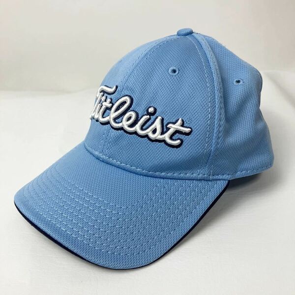 Titleist タイトリスト 帽子 キャップ フリーサイズ 水色 カジュアル トレーニング スポーツ ゴルフ golf ロゴ 刺繍 cap 日よけ