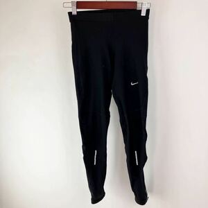 NIKE Nike леггинсы женский S чёрный черный casual спорт тренировка бег йога одежда леггинсы DRI-FIT dry 