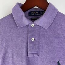 POLO RALPH LAUREN ポロ ラルフローレン 半袖 ポロシャツ メンズ S 紫 パープル カジュアル アメカジ ストリート スポーツ ウェア_画像3