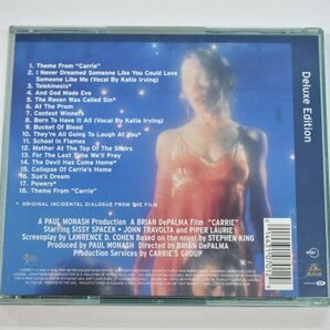 【中古】CARRIE キャリー サントラ サウンドトラック CD ピノ・ドナッジオの画像2