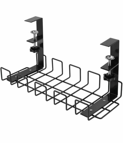 ケーブルトレー ケーブルオーガナイザー ワイヤーケーブルトレー 穴あけ不要