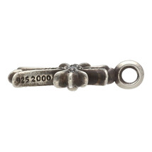 【中古】 CHROME HEARTS クロムハーツ ペンダント タイニーファットクロスチャーム ブラックダイヤ 23018946 AO_画像4