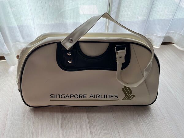 【レア】シンガポール航空 ロゴ入りボストンバッグ