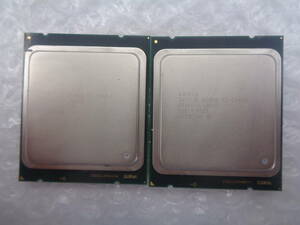 Intel XEON E5-2687W 3.1GHz SR0KG x2 pieces set used operation goods (W176)