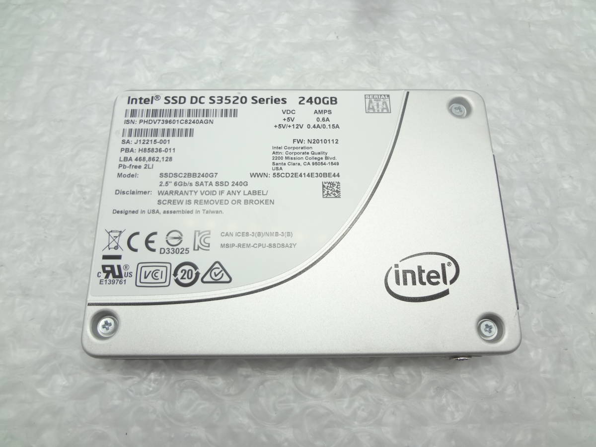 年最新ヤフオク!  intel dc ssdの中古品・新品・未使用品一覧