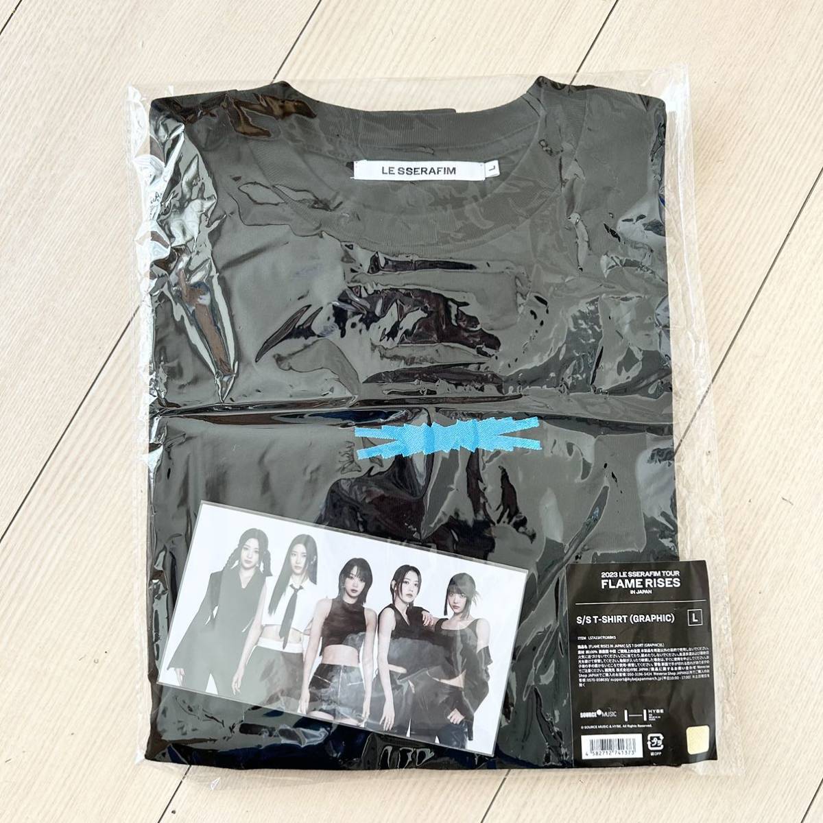 ルセラフィム クロップ Tシャツ FLAME RISES JAPAN 公式 ツアー グッズ 