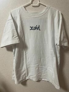 XGIRL Champion WHITE ロゴTシャツ