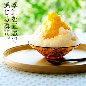 アンバー 琥珀色 かき氷 食器 ガラスボウル フルーツ アイス おしゃれ 可愛い おうちカフェ おもてなし 庄内クラフト 日本製