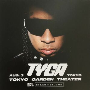 TYGA (タイガ) TOKYO LIVE 2023 チラシ 非売品