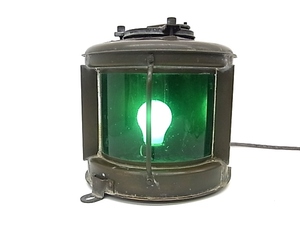 h0043 судно лампа . вид .. лампа электрический для Side Light судно сопутствующие товары модель одобрение номер 2302 номер сделано в Японии день судно тип GREEN зеленый электризация подтверждено 