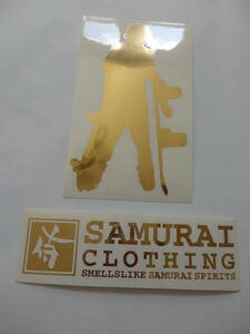 侍　SAMURAI　CLOTHING　スノーボード　SNOWBOARD　ステッカー