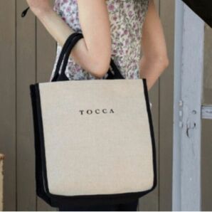 新品未使用 TOCCA キャンパス生地トートバッグ