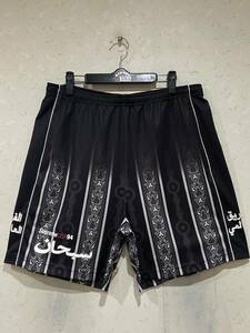 ※Supreme シュプリーム Arabic Logo Soccer Short ハーフ ショート パンツ ブラック M 　　　 BJBC.H