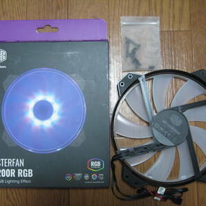 MASTERFAN MF200R RGB COOLERMASTER R4-200R-08FC-R1 [200mm角/3ピン電源/4ピンLED] 【中古 動作品】の画像1