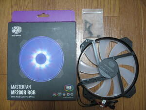 MASTERFAN MF200R RGB COOLERMASTER R4-200R-08FC-R1 [200mm angle /3 pin power supply /4 pin LED] [ used operation goods ]