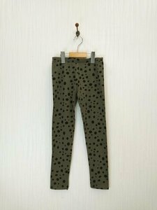 ap0557-2 ○送料無料 新品 (新古品) ZARA Girls ザラガールズ キッズ レギンス サイズ140cm グレー ドット柄 ウエストゴム ストレッチ