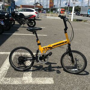 HUMMER ハマー 自転車 折り畳み自転車 20インチ　160サイズ