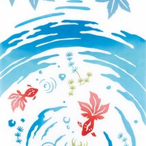 日本手ぬぐい 和柄 おしゃれ 清涼金魚 kenema 海 夏 金魚 夏の風物詩 注染 手拭い 特岡_画像3