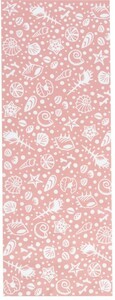  Japan hand ... peace pattern stylish sea side walk road coral pink .IKS COLLECTION 34cm×88~90cm classical note . hand .. hand ...