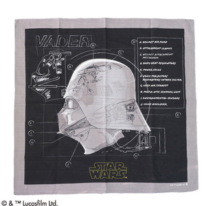 STAR WARS Star Wars dark p Rod furoshiki stylish 70x70cm made in Japan mail service correspondence 