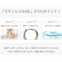 ネックレス ステンレス ピンクゴールド色 キュービックジルコニア 普段使い 金属アレルギー対応 アクセサリー 高品質 レディース ギフト_画像6