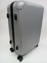 TSAロック搭載 スーツケース 60L シルバー SC101-24-SV R2307-357_画像4