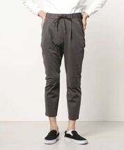 【ATTACHMENT】アタッチメント PONTE JERSEY REGULAR FIT EASEY PANTS イージー トラウザーズ パンツ AP12-244 グレー 3 美品 定価25300円_画像2