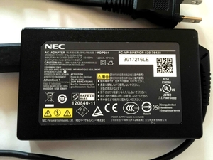 中古 NEC 純正 ACアダプタ PC-VP-BP87/OP-52-476428 20V 3.25A レターパックプラ全国520円