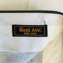 AS0814 美品 Kent Ave. ケントアヴェニュー メンズ ボトムス パンツ ロング丈 サイズAB-5 身長170センチ ブラック 黒 ホワイト 白 毛100％_画像7