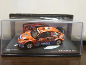 デアゴスティーニ ラリーカーコレクション1/43 フォード フォーカス RS WRC ノルウェー・ラリー 2009