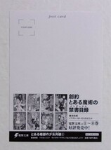 【電撃文庫 ポストカード】 とある暗部の少女共棲 2 　鎌池和馬・ニリツ・はいむらきよたか　検イラストカード アイテム 魔術の禁書目録　_画像2