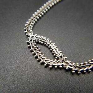  Mexico 925 silver Ricci . chain Vintage bracele 10g silver skill MEXICO CITY bangle R9-B