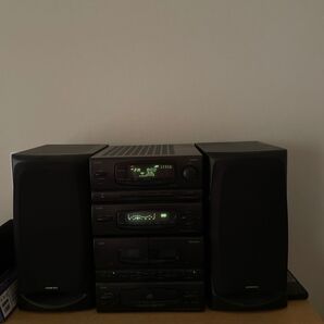 ONKYO スピーカー CD カセット コンポ