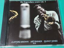 A 【輸入盤】 Clifford Brown, Art Farmer, Quincy Jones / the legendary years vol.7 中古 送料4枚まで185円_画像1